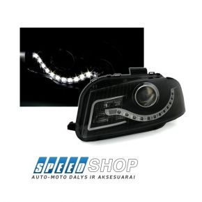Audi A3 P8 priekiniai LED R8 Style žibintai 